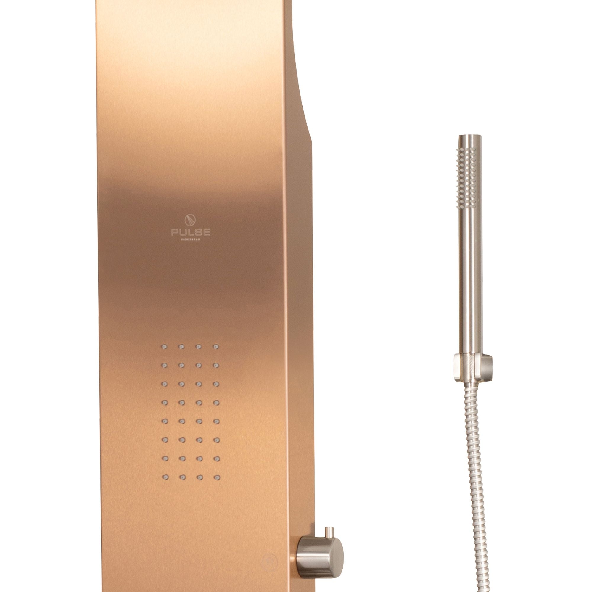 Pulse Showerspas Brushed Bronze Stainless Steel Shower Panel - Santa Cruz Showerspa - 1033