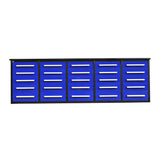 Chery Industrial 10' Workbench with Storage Drawers 25 Drawers