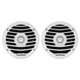 Rockford Fosgate Punch Marine 6.5 Inch 170W 2 Way Boat Coaxial Speakers 4 Pack - 121635