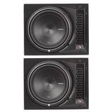 Rockford Fosgate Punch 12" 800W 1-Ohm Single Loaded Vented Enclosure (2 Pack) - 122555