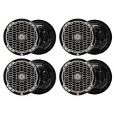 Rockford Fosgate Punch Marine 6.5" 170W 2 Way Outdoor Portable Speakers (8 Pack) - 123031