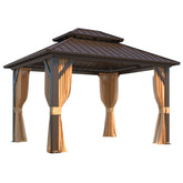 12 Ft. W x 10 Ft. D Aluminum Patio Gazebo