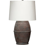 Jamie Young Antiquity Table Lamp w/ Dark Grey Ceramic 9ANTIQUITLDG