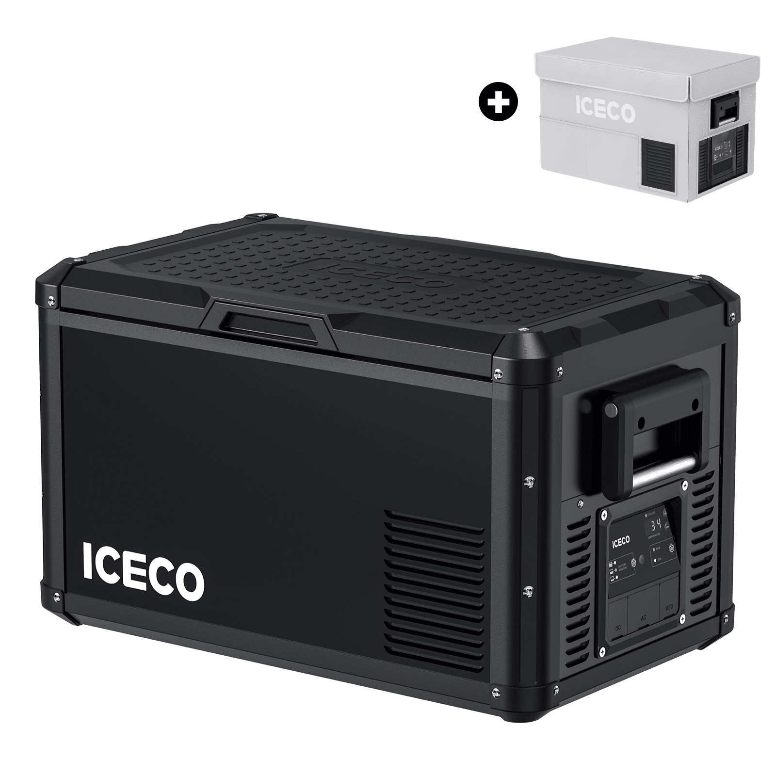 ICECO 37QT VL35ProS With Cover Portable Fridge Electric Cooler