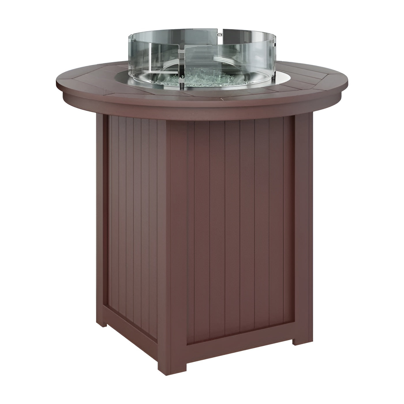 Berlin Gardens Donoma 44" Round Fire Table - Bar Height - DRFT3944BBW