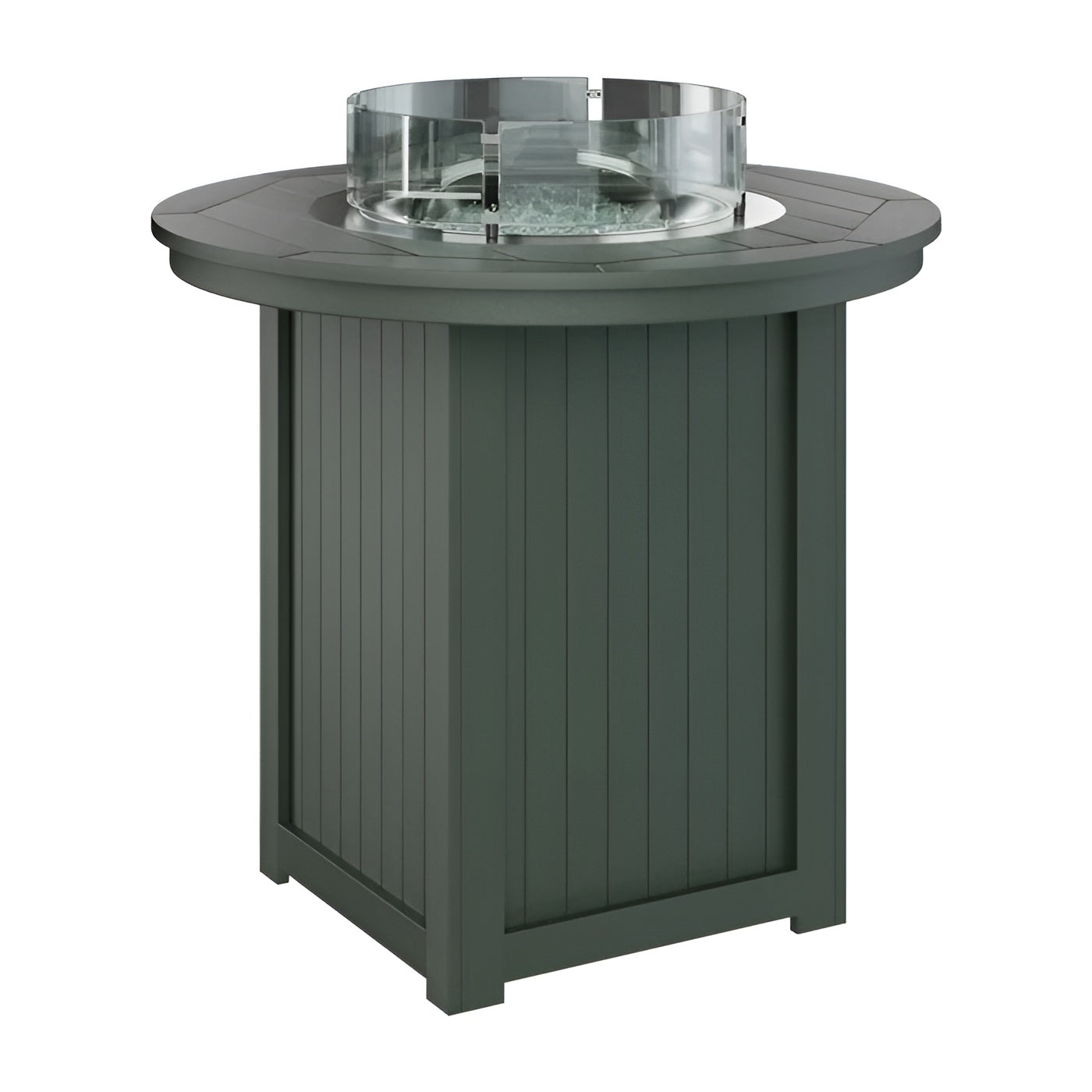Berlin Gardens Donoma 44" Round Fire Table - Bar Height - DRFT3944BBW