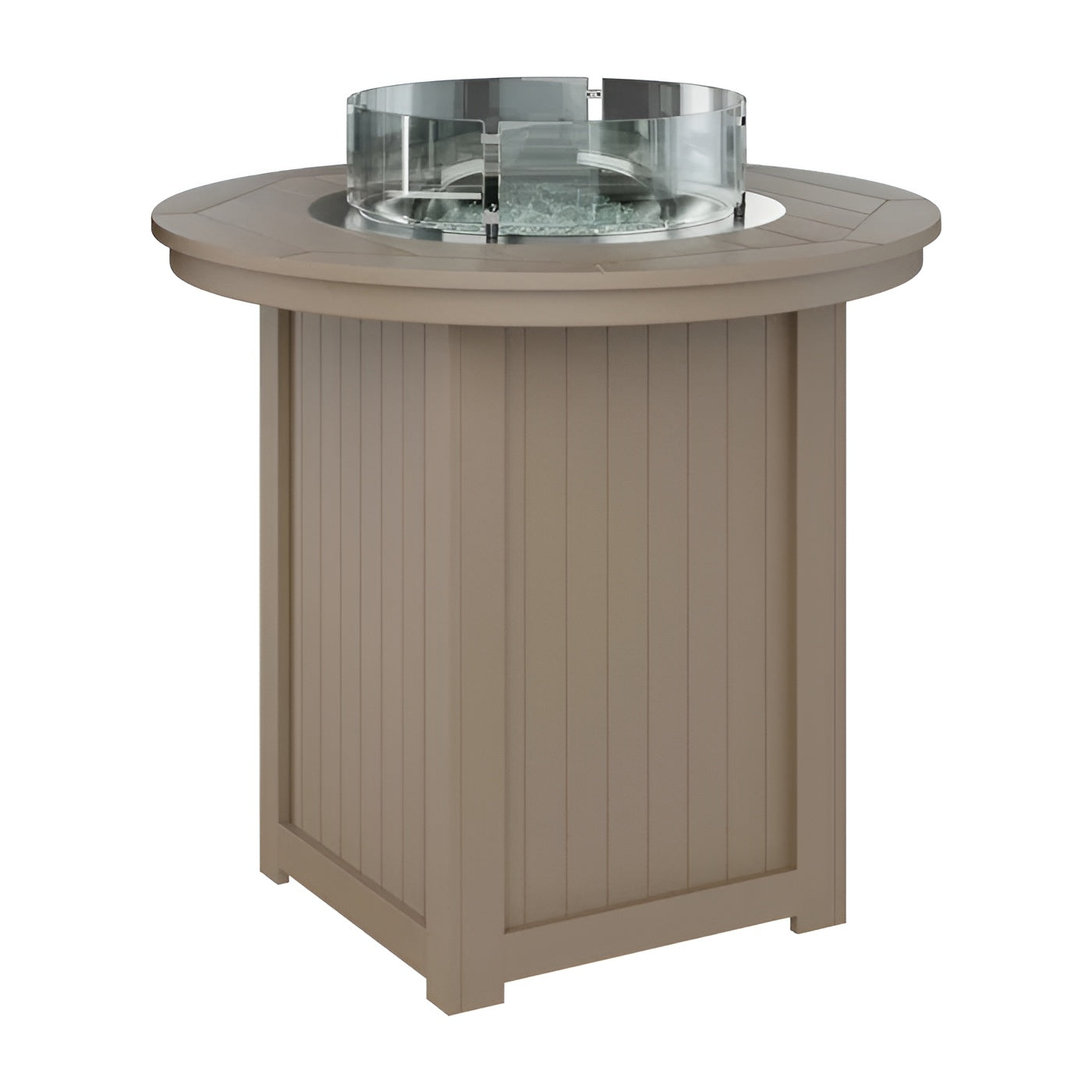 Berlin Gardens Donoma 44" Round Fire Table - Bar Height - DRFT3944BBW