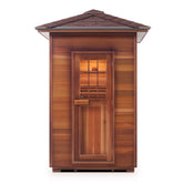 Enlighten Sauna Saunaterra Dry Traditional Moonlight 2 Person Outdoor Sauna - T-16376