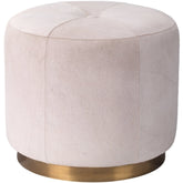 Jamie Young Thackeray Round Pouf, Small -D. 20THAC-SMWH