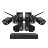 Lorex Wire Free Battery Two-Way Audio 6 Camera 6 Channel Indoor/Outdoor Security Surveillance System New LWF2080BG2-66