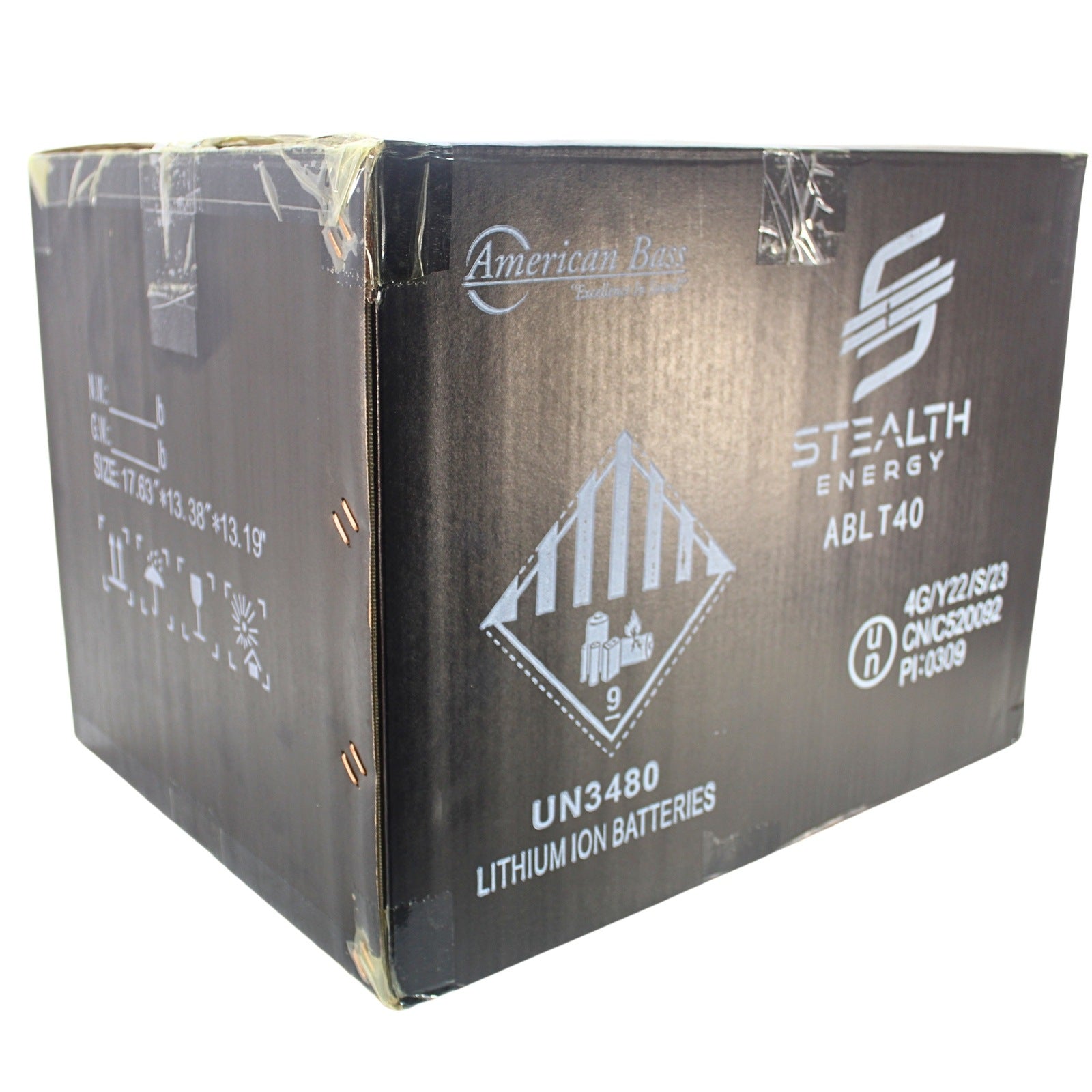 American Bass Stealth Energy Lithium Titanate Battery 13.8v 40AH - ABLT40