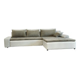 Maxima House Sectional sleeper Sofa LONDON with storage, Right Facing Chaise - BEN019