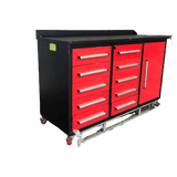 Chery Industrial 5.5' Storage Cabinet with Workbench WW000195