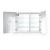 Krugg Svange 4236L 42" X 36" LED Bi-View Medicine Cabinet w/Dimmer & Defogger SVANGE4236L
