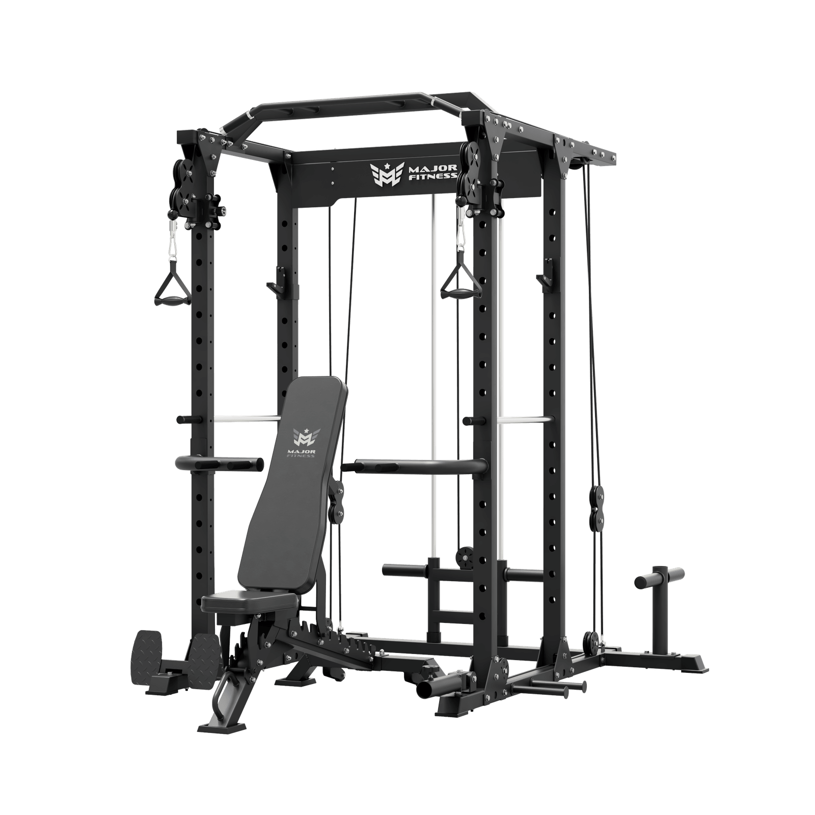 MAJOR FITNESS All-In-One Home Gym Power Rack PLM03 - K3BL