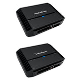 Rockford Fosgate P400X4 400W RMS 4-Channel Car Audio Class AB Amplifier (2 Pack) - 194232
