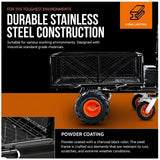 Super Handy GUO095 48V 2Ah 660 lb Working Capacity Self-Propelled Electric Utility Wagon New