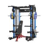 MAJOR FITNESS All-In-One Home Gym Smith Machine Package Spirit B52 - B52BL-PLT01BL-OWPNT230