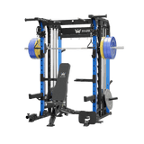 MAJOR FITNESS All-In-One Home Gym Smith Machine Package Spirit B52 - B52BL-PLT01BL-OWPNT230