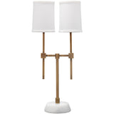 Jamie Young Minerva Twin Shade Console Lamp - D.-ST. 9MINE-TLAB