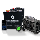 Allied Lithium Battery 48V 30AMP Bundle includes - Free Charger - Drop in Ready