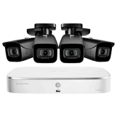 Lorex 8-Channel Fusion NVR System with Four 4K 8MP IP Cameras Security Surveillance System New N4K2-84BB