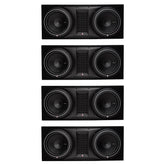 Rockford Fosgate 1000W Punch Dual P1 10 Inch Loaded Subwoofer Enclosure 4 Pack - 194138