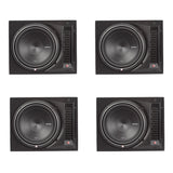 Rockford Fosgate Punch 12" 800W 1-Ohm Single Loaded Vented Enclosure (4 Pack) - 194227