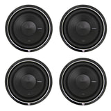 Rockford Fosgate P2D4-10 10 Inch 600 Watt 4-Ohm Car Audio Subwoofer (4 Pack) - 194547