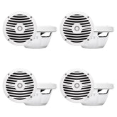 Rockford Fosgate Prime Marine 6.5-in 150W 2Way Boat Full Range Speakers 4 Pack - 194347