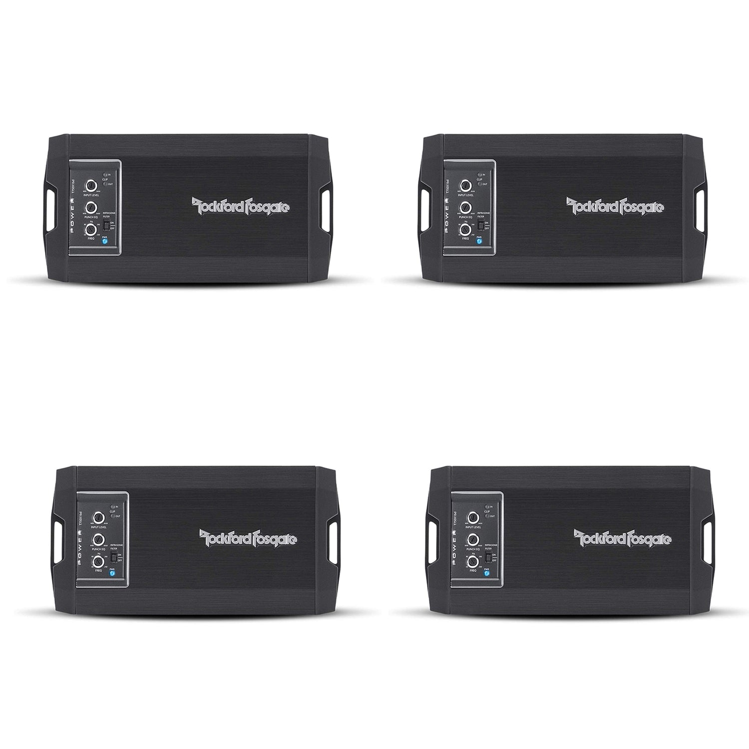 Rockford Fosgate T750X1BD Power Monoblock Car Amp, 750 Watt, Class-bd 4 Pack - 195688