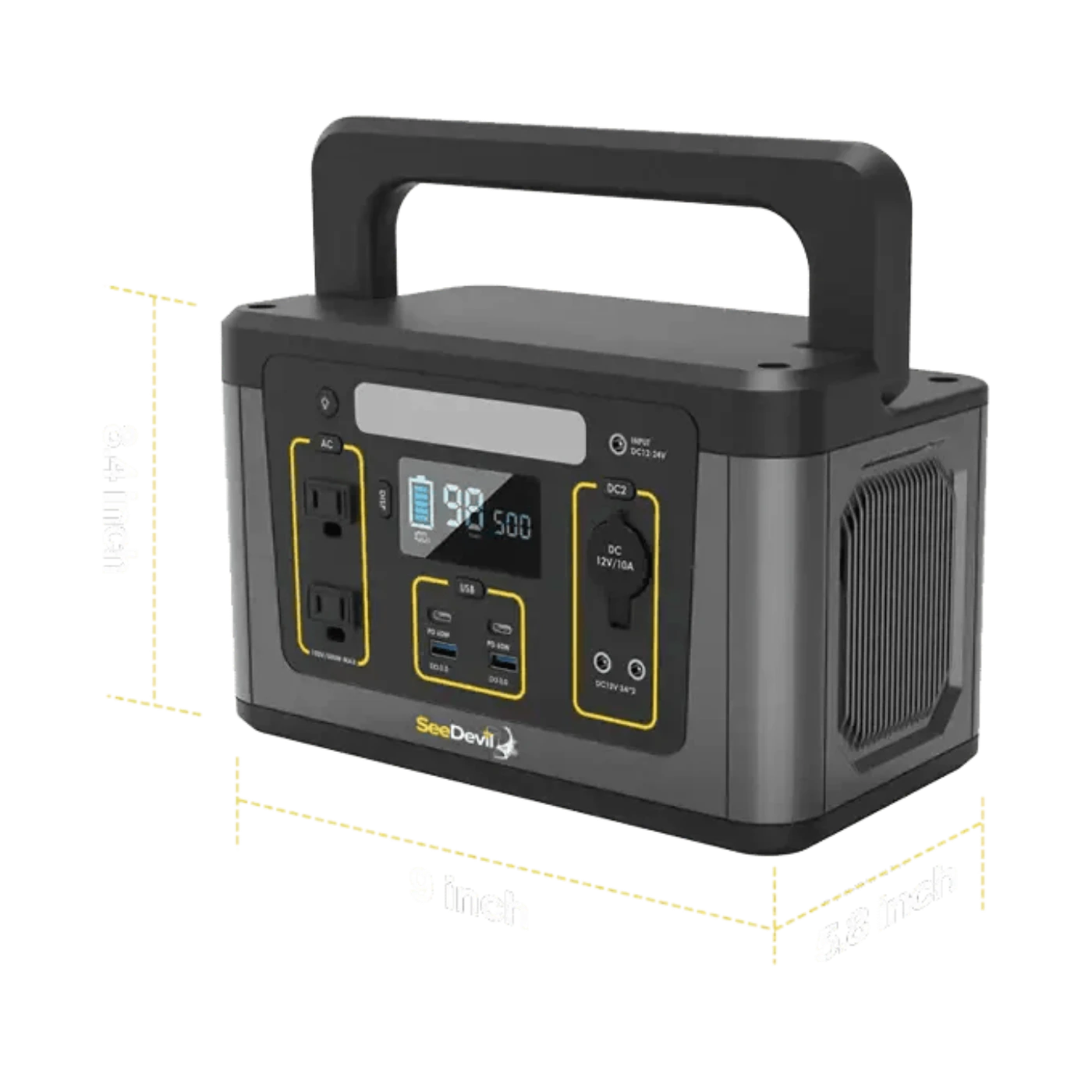 SeeDevil 500w 560Wh Portable Power Station