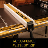 Powermatic PM2000B 50" Rip Table Saw with Accu-Fence & Rout-R-Lift System 5hp, 1PH, 230V - PM9-PM25150RK