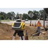 Spectra Precision Laser Level Kit with Receiver and Clamp, 15' Grade Rod (Tenths), Tripod, and System Case - LL100N-1