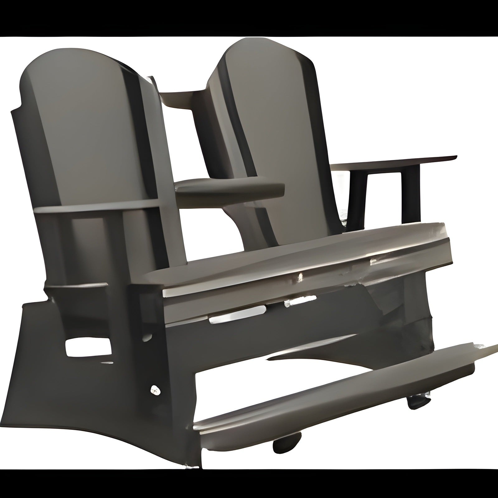 LuxCraft 5' Adirondack Balcony Glider - 5APBAGCHB