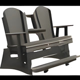 LuxCraft 5' Adirondack Balcony Glider - 5APBAGCHB