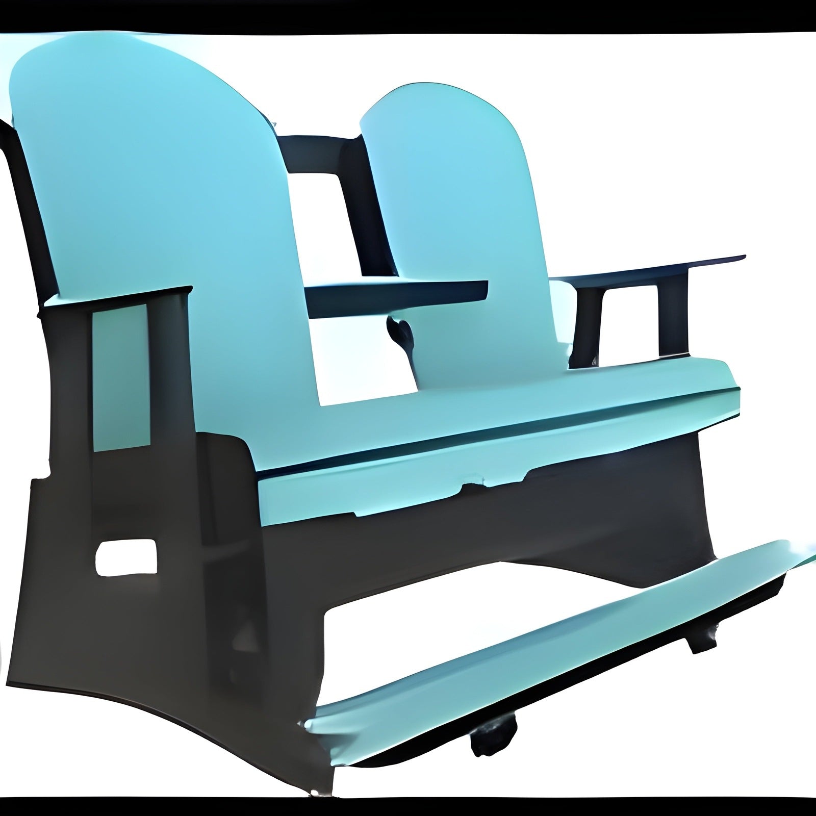 LuxCraft 5' Adirondack Balcony Glider - 5APBAGCHB