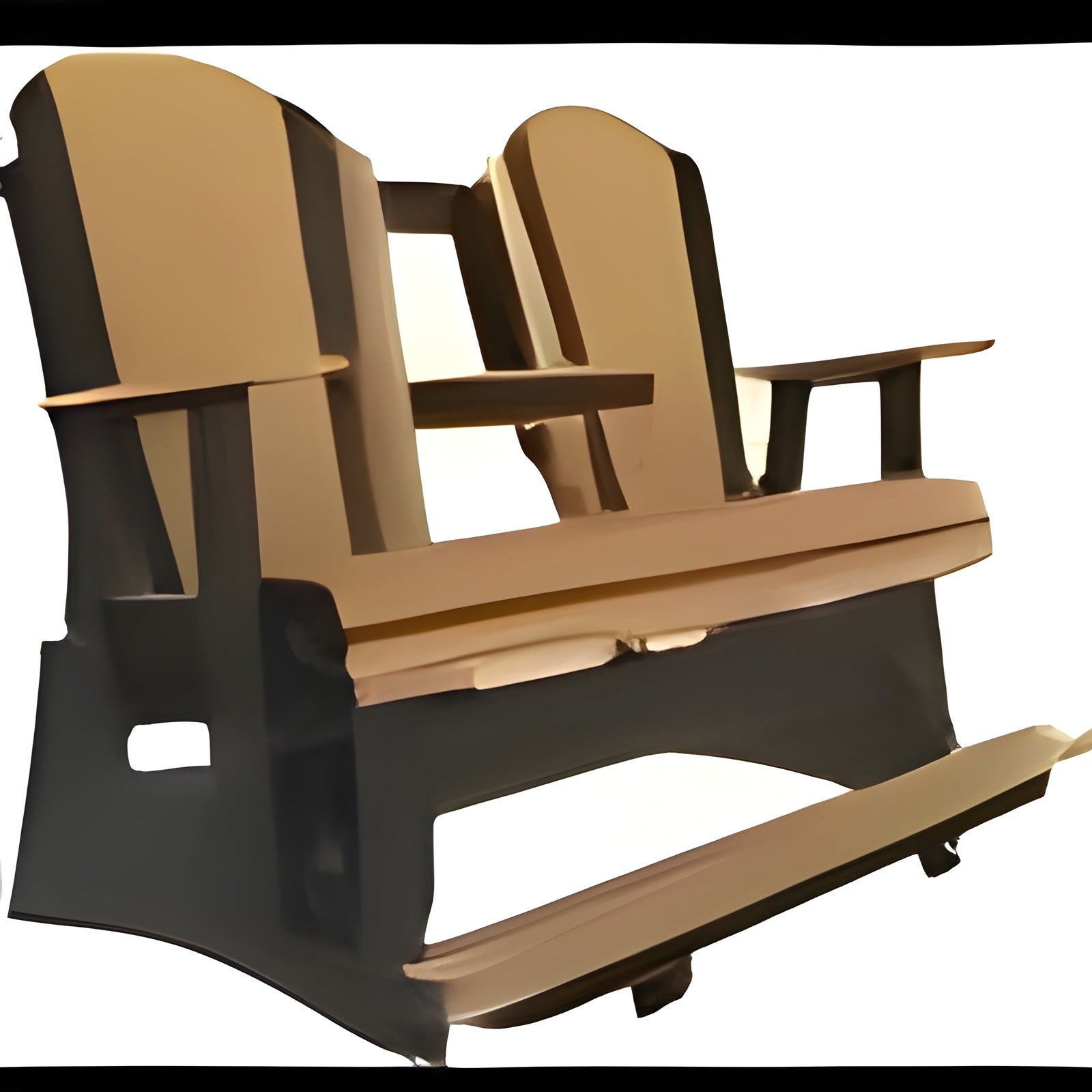 LuxCraft 5' Adirondack Balcony Glider - 5APBAGCHB