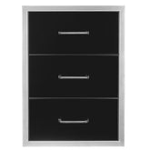 Wildfire 19x26 Triple Access Drawer - WF-TDW1926-BSS