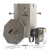 Grill Brothers BBQ Stainless Steel Charcoal Smoker Grill Barrel Medium - BAR.MED