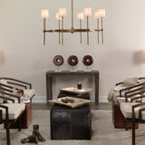 Jamie Young Freight-Min. Req. Minerva 8 Light Chandelier -DX.-ST. 5MINE8-CHAB