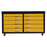 Chery Industrial 6ft Storage Cabinet with Workbench 10 Drawers WW000196