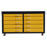 Chery Industrial 6ft Storage Cabinet with Workbench 10 Drawers WW000196