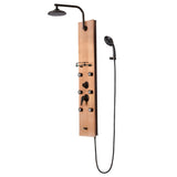 Pulse Showerspas Brushed Copper Shower Panel - La Mesa Showerspa - 7007