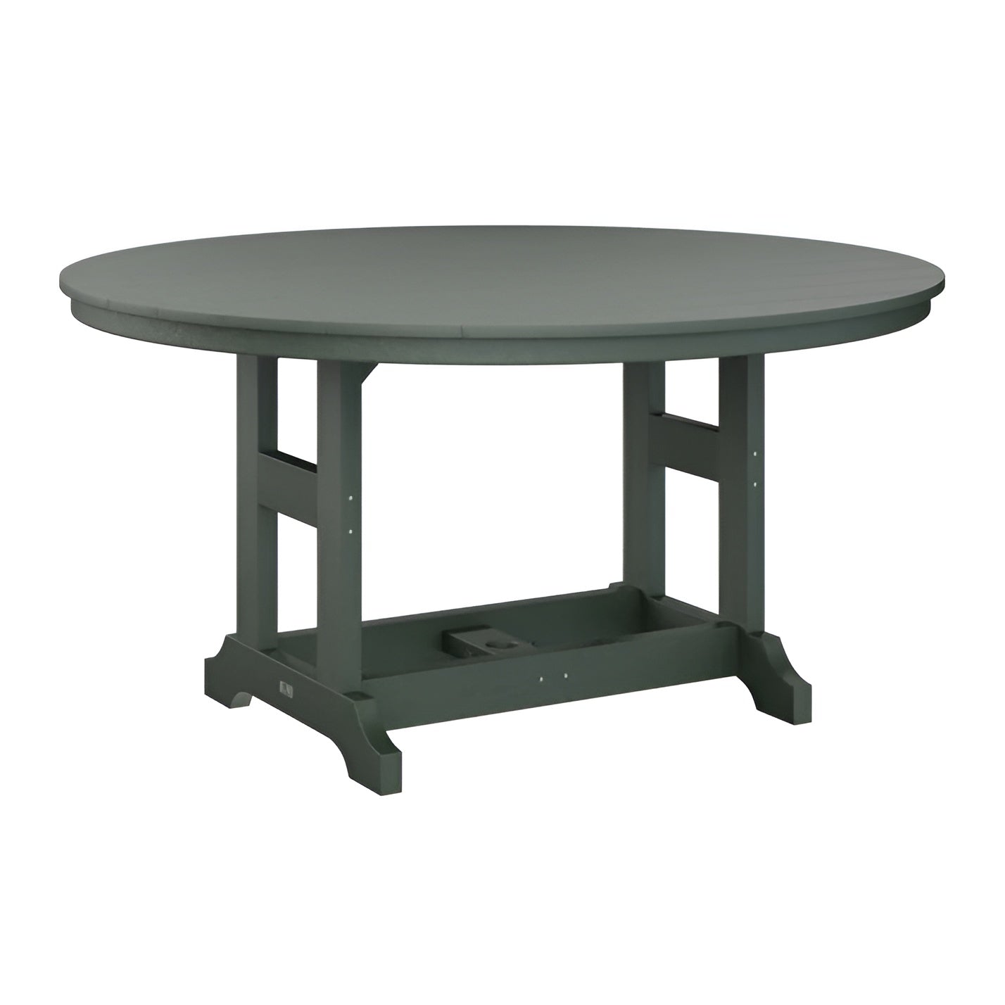 Berlin Gardens Garden Classic 60" Round Table - Counter Height - GCT0060CBK