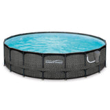 Summer Waves Elite 20ft x 48in Above Ground Frame Swimming Pool Set with Pump - 253757
