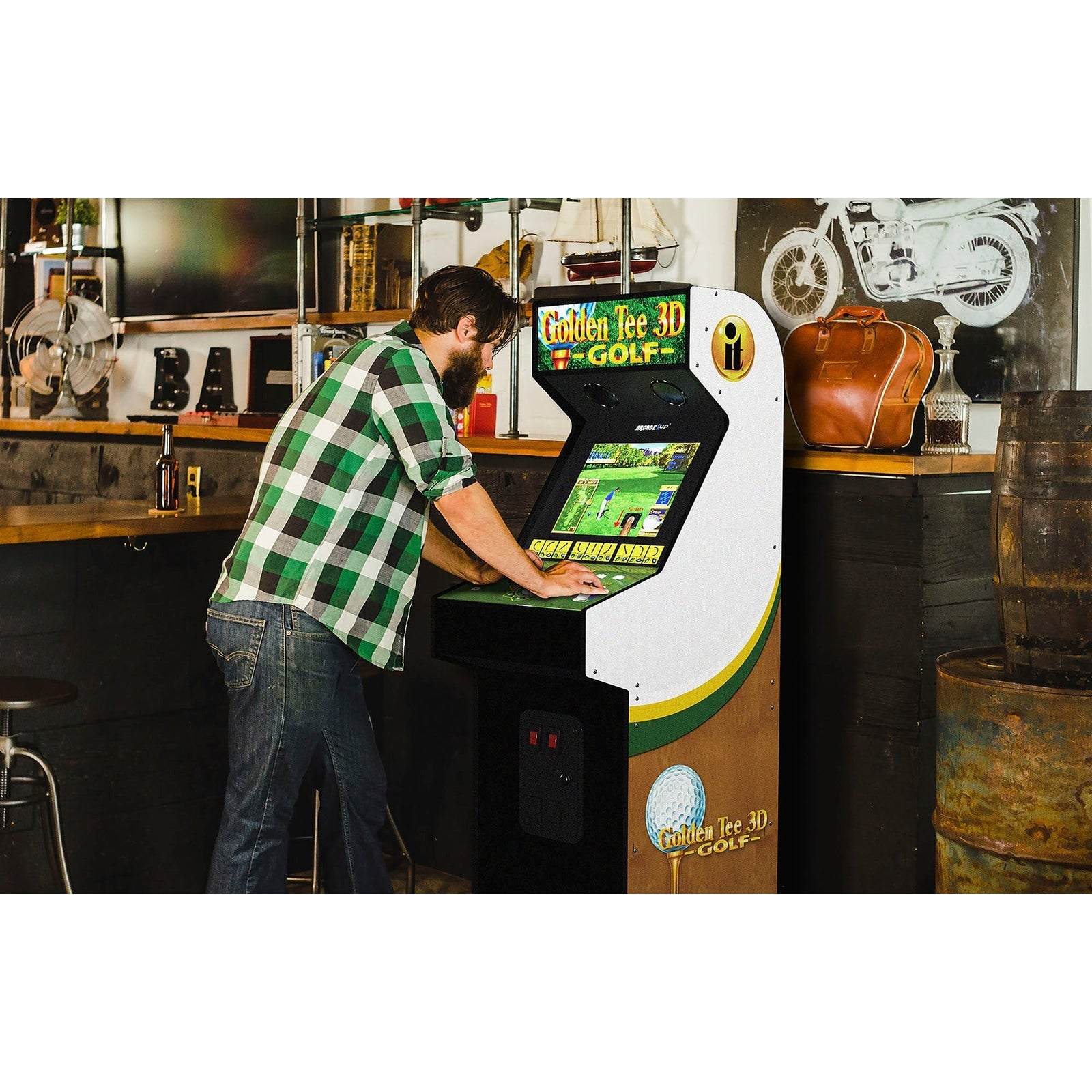 Golden Tee 8-N-1 Arcade Machine 3D Edition, Arcade1Up - ARCADE-GOLDEN-TEE-6413