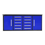 Chery Industrial 7' Storage Cabinets with Workbench 10 Drawers & 2 Cabinets