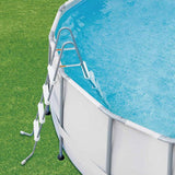 Summer Waves Elite 18' Metal Frame Above Ground Pool Set + Pump + 6 Cartridges - 80814