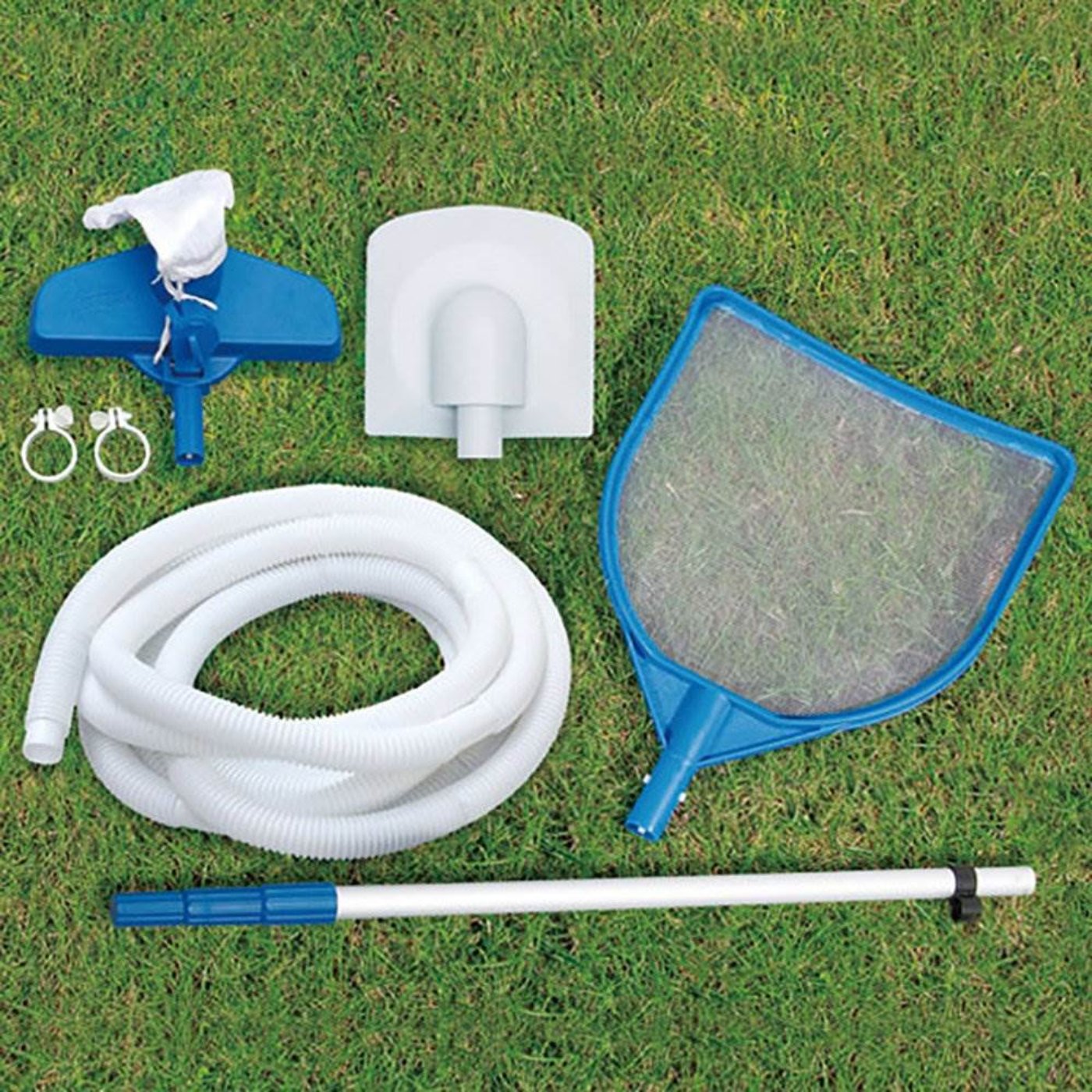 Summer Waves Elite 18' Metal Frame Above Ground Pool Set + Pump + 6 Cartridges - 80814